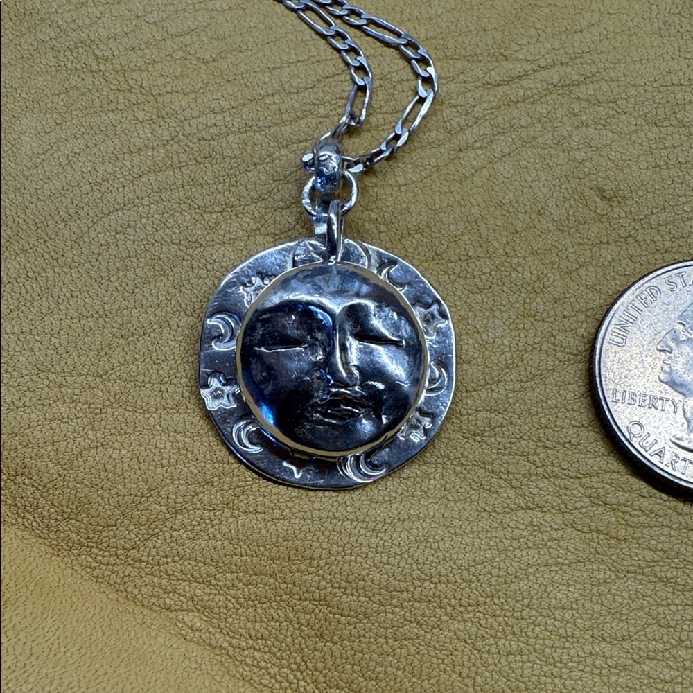 Sterling Silver 925 Celestial Pendant , made by me!  925 it is a 2 part pendant